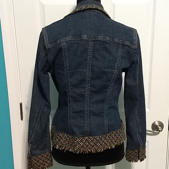 Coldwater Creek jean jacket - Picture 3 of 5